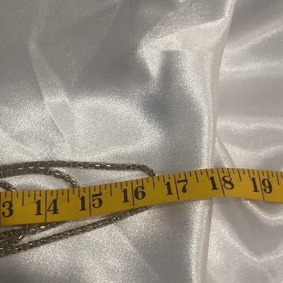 Womens  silver three thick  strand necklace - Picture 3 of 3